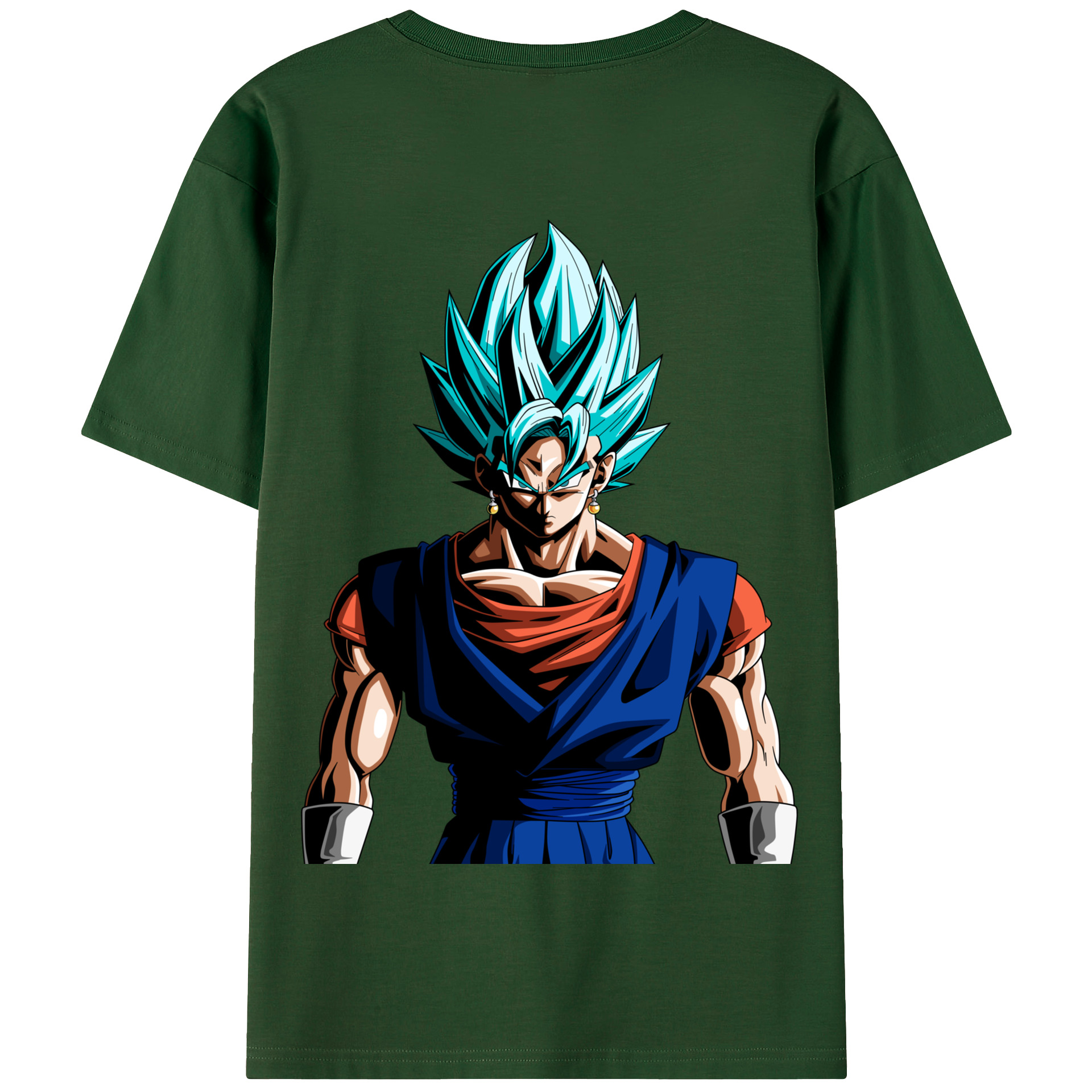 （画像用） ドラゴンボール ベジット DRAGON BALL Vegetto 綿100％半袖Tシャツ（背面プリント）
